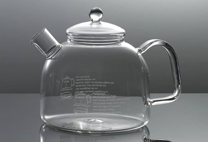 kettle with glass